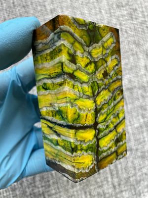 woolly mammoth tooth spacer block stabilized knifemaking material
