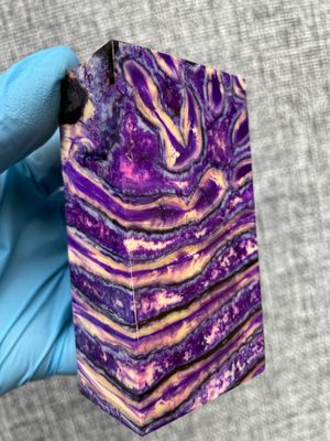 woolly mammoth tooth spacer block stabilized knifemaking material