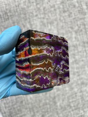 woolly mammoth tooth spacer block stabilized knifemaking material