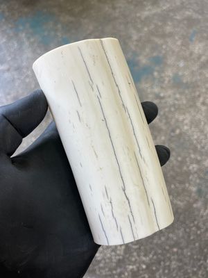 natural walrus tusk block knife handle material 