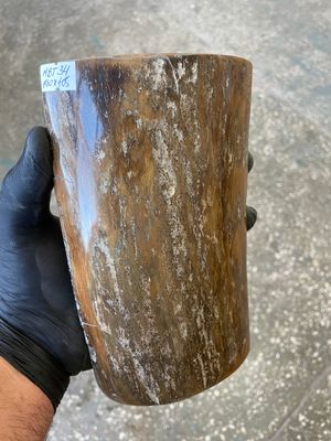 mammoth bark scales pair for knife handle MBT34