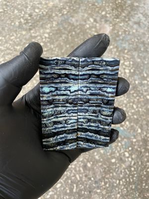 Stabilized mammoth tooth knife scales pair inch for pocket knife handle MTT29