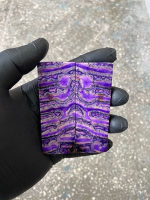 Stabilized mammoth tooth knife scales pair inch for pocket knife handle MTT42