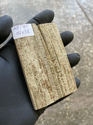 premium mammoth bark tusk knife scales for custom knife