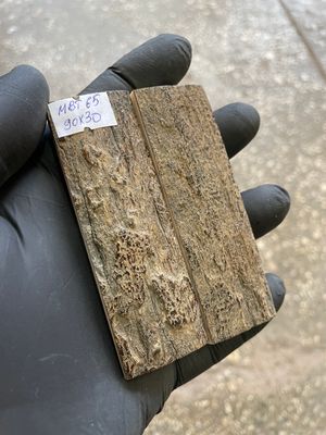 premium mammoth bark tusk knife scales for custom knife