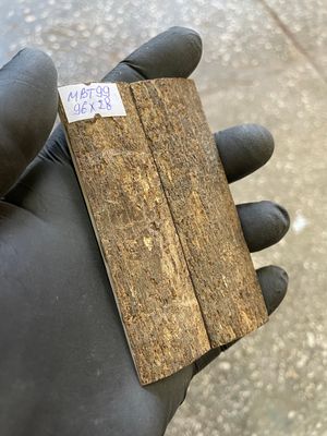 premium mammoth bark tusk knife scales for custom knife