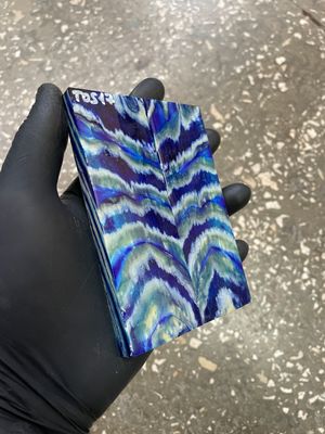 woolly mammoth tooth stabilized scales for knifemaking handle