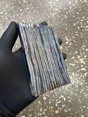 woolly mammoth tooth stabilized scales for knifemaking handle