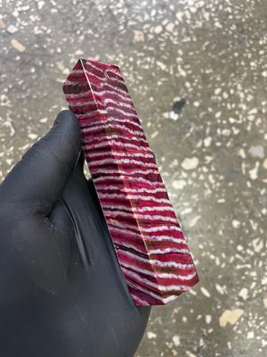 Stabilized mammoth tooth pen blank with unique fossil pattern – premium material for pen turning PB2