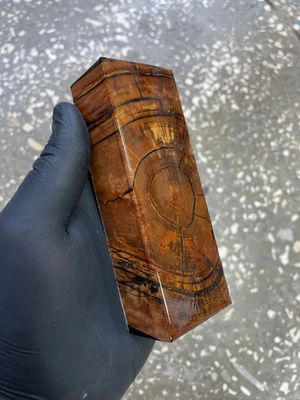 stabilized mammoth tusk block fossil material for knifemaking custom handle TUB19