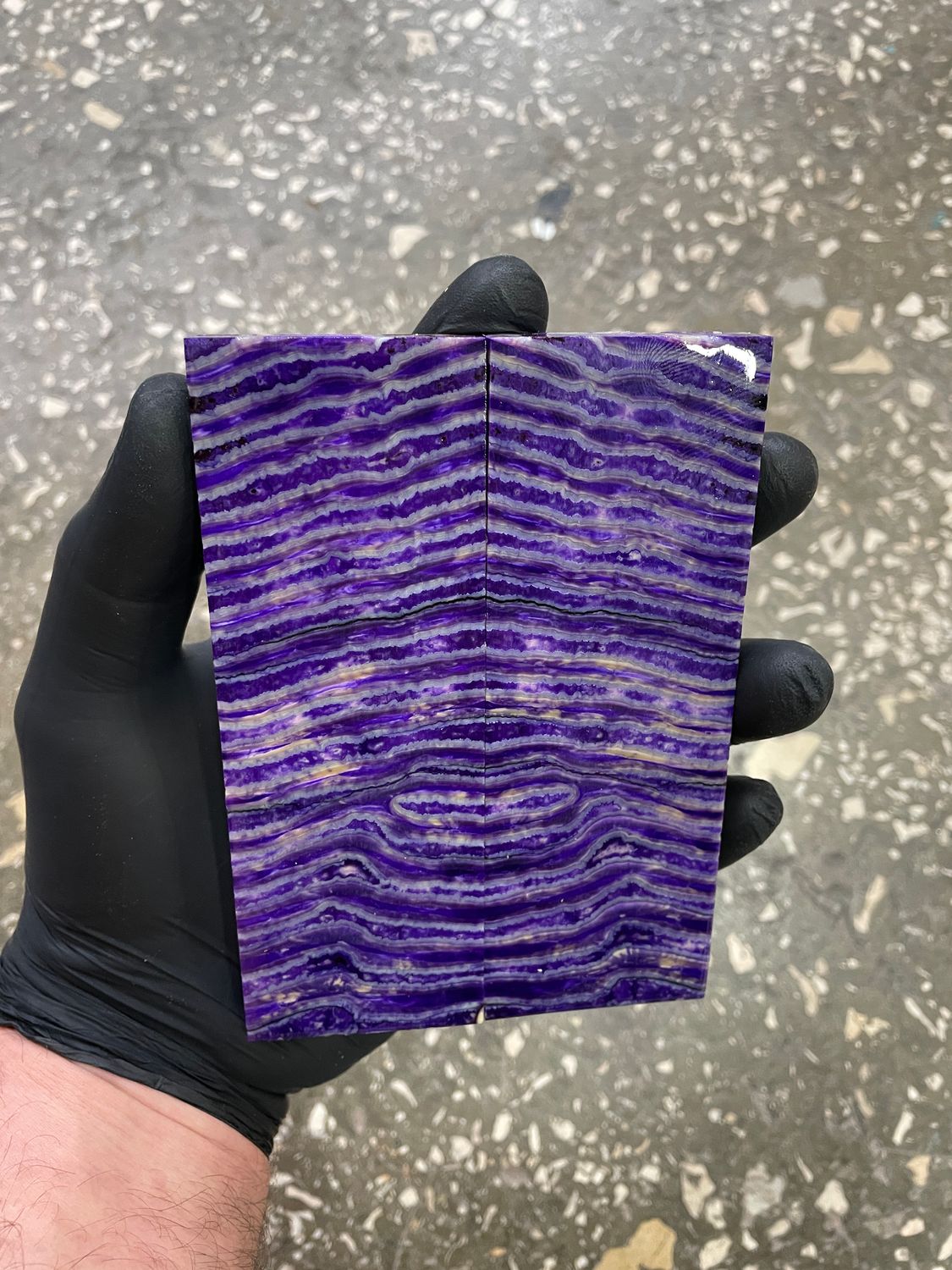 mammoth tooth stabilized knife handle scales pair TOS50