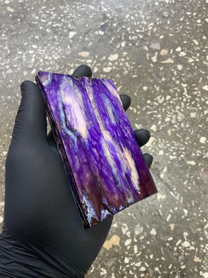 woolly mammoth tooth stabilized scales for knifemaking handle