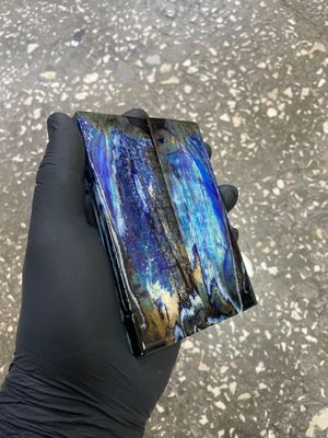 woolly mammoth tooth stabilized scales for knifemaking handle