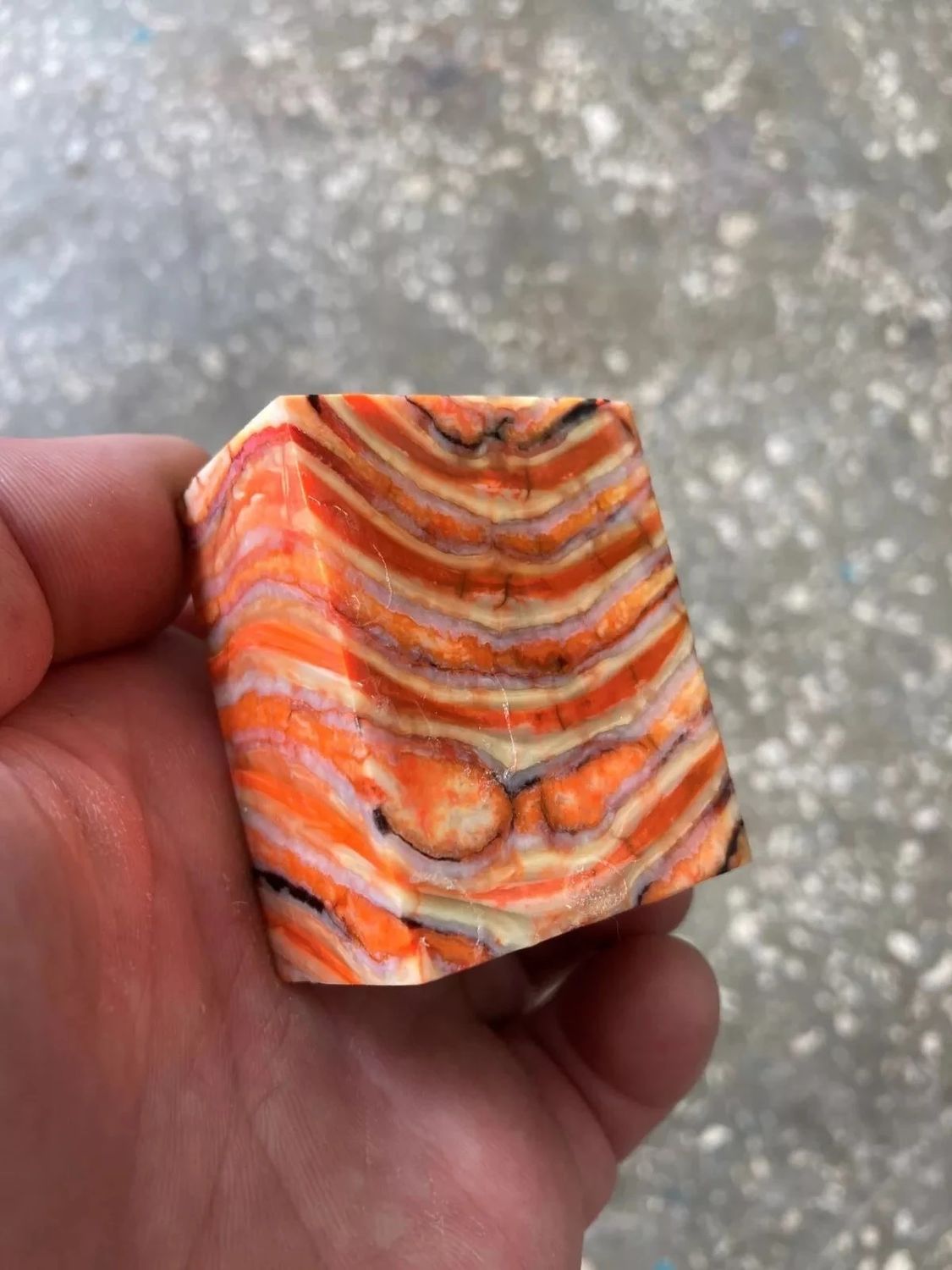 mammoth tooth stabilized spacer block for knife handle T37