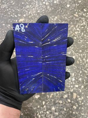 Maple burl stabilized pair scales A8