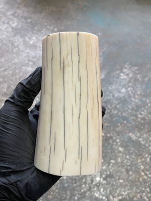 natural walrus tusk block knife handle material 
