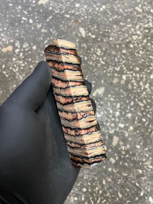 Woolly mammoth tooth block pen blank stabilized with resin – rare fossil ivory for custom pens
