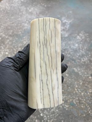 natural walrus tusk block knife handle material 