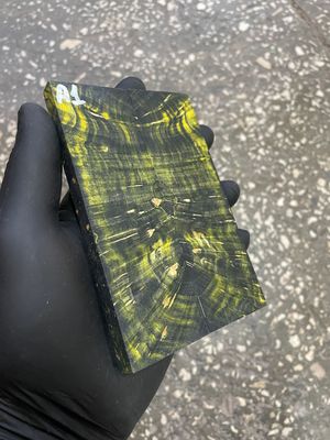 Maple burl stabilized wood scales for knife making – unique figured wood pair ready for shaping