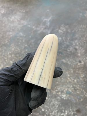 natural walrus tusk block knife handle material 