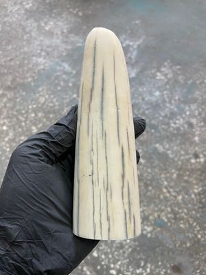 natural walrus tusk block knife handle material 