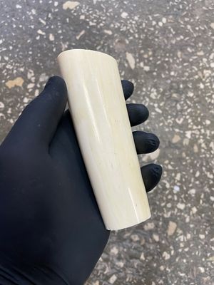 natural walrus tusk block knife handle material 