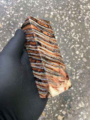 Woolly mammoth tooth stabilized block for knifemaking Yakutsk Siberia