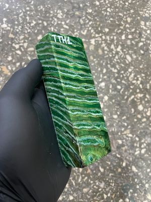 Mammoth tooth knife block stabilized for knifehandle or handmade 5.27-1.88-1.25 inch TTH1