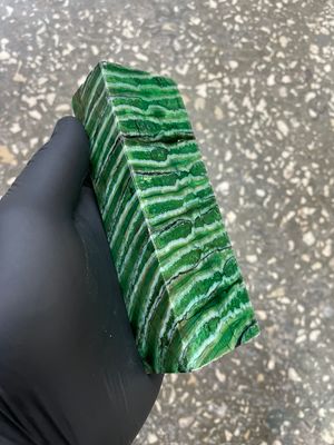Woolly mammoth tooth stabilized block for knifemaking Yakutsk Siberia