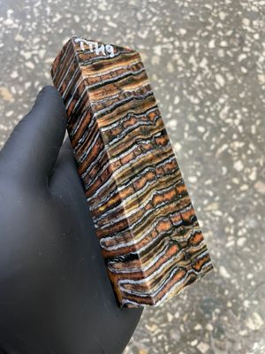 Mammoth tooth knife block stabilized for knifehandle or handmade 5.31-1.85-1.22 inch TTH9