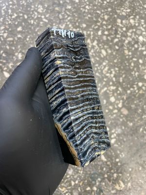 Mammoth tooth knife block stabilized for knifehandle or handmade 5.31-1.85-1.22 inch TTH10