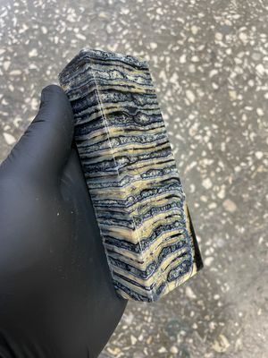 Woolly mammoth tooth stabilized block for knifemaking Yakutsk Siberia