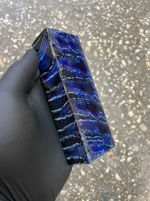 Woolly mammoth tooth stabilized block for knifemaking Yakutsk Siberia