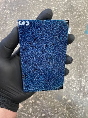 Coral stabilzied knife scales 5.11-1.57-0.31 inch CO3