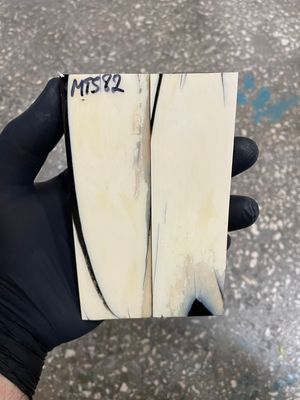 Mammoth tusk scales for knifehandle 5.23-1.61-0.39 inch MTS82
