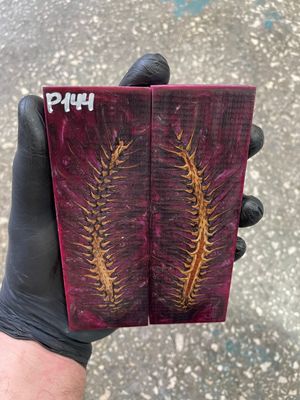 Pinecone in resin scales for knifehandle 5.19-1.73-0.43inch P144