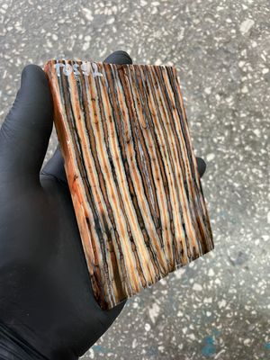 woolly mammoth tooth stabilized scales for knifemaking handle