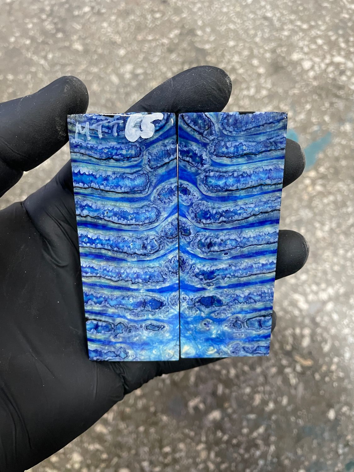 ​Mammoth tooth knife scales for pocket knifehandl 3.54-1.18-0.27 inch MTT65