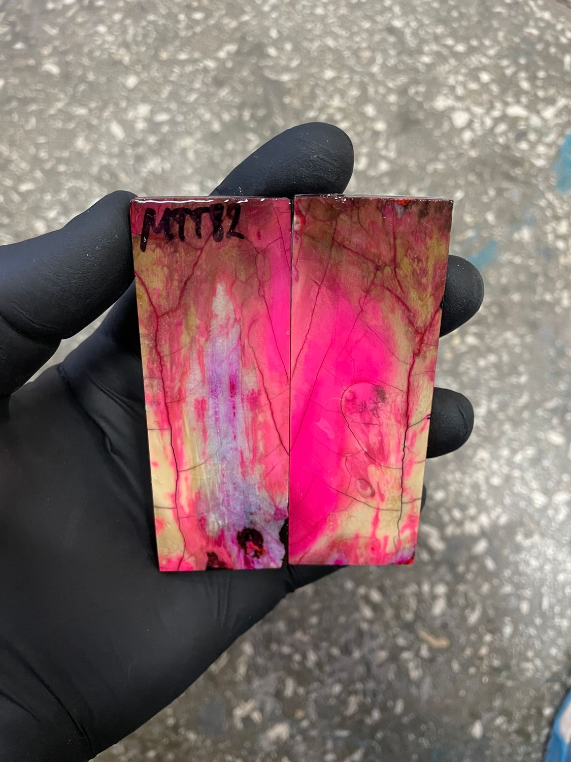 ​Mammoth tooth knife scales for pocket knifehandl 3.54-1.18-0.27 inch MTT82