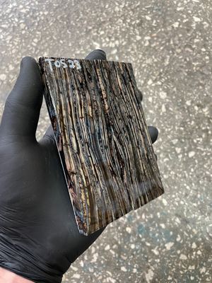 woolly mammoth tooth stabilized scales for knifemaking handle