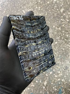 woolly mammoth tooth stabilized scales for knifemaking handle