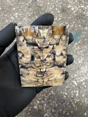 ​Mammoth tooth knife scales for pocket knifehandl 3.54-1.18-0.27 inch MTT54