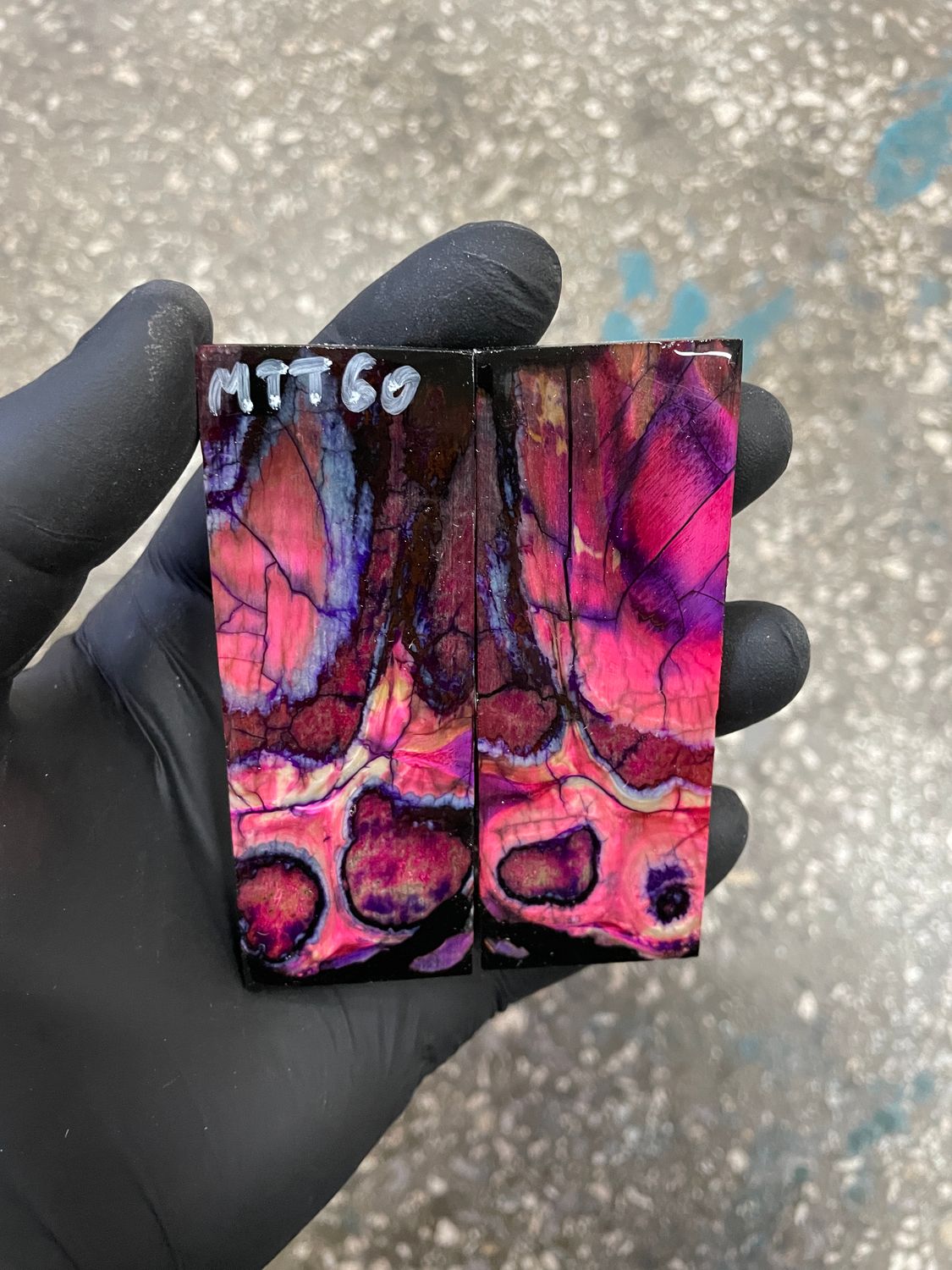 ​Mammoth tooth knife scales for pocket knifehandl 3.54-1.18-0.27 inch MTT60