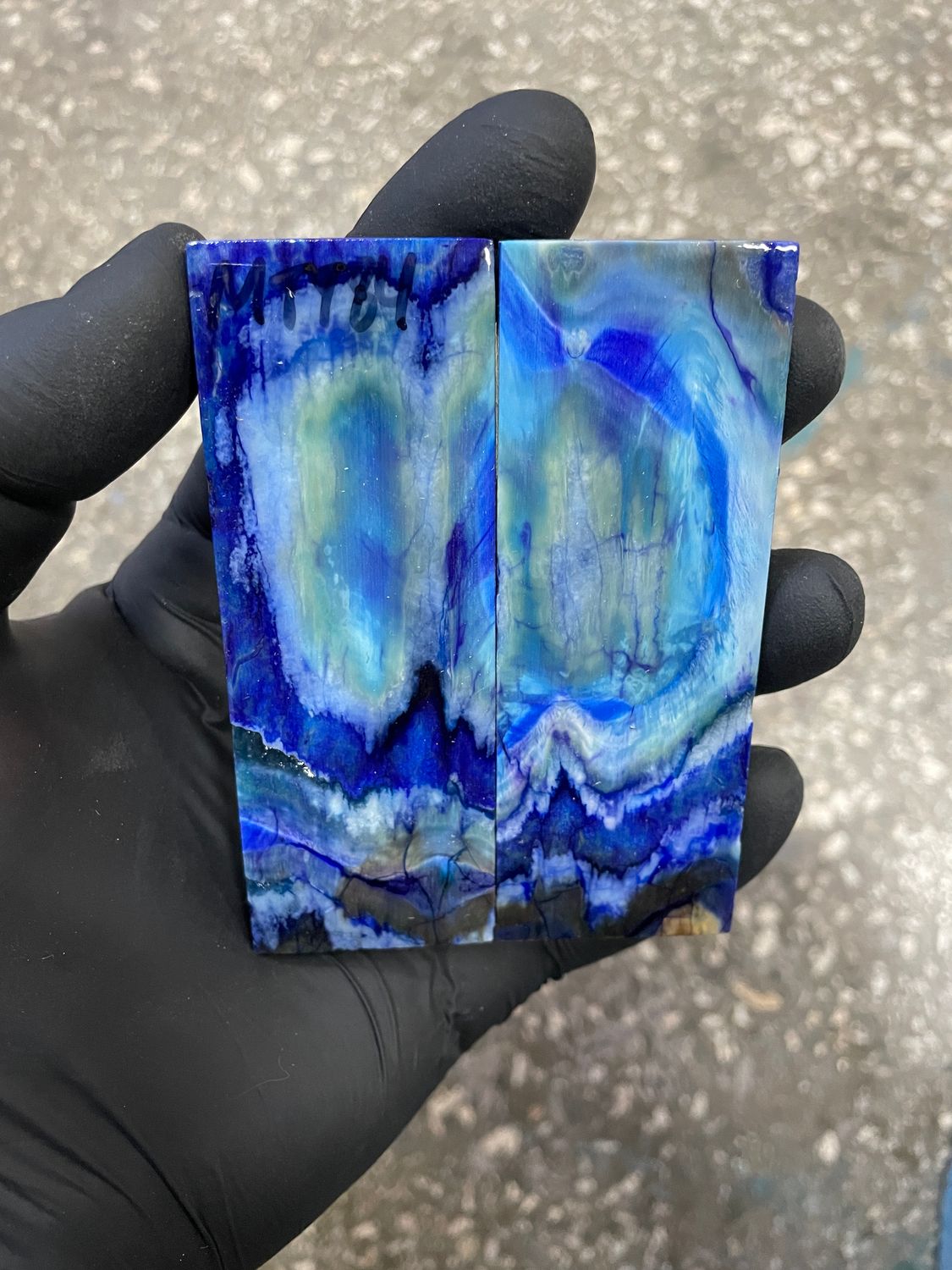 ​Mammoth tooth knife scales for pocket knifehandl 3.54-1.18-0.27 inch MTT84