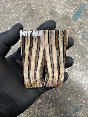 ​Mammoth tooth knife scales for pocket knifehandl 3.54-1.18-0.27 inch MTT102