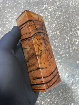 woolly mammoth tusk block stabilized with resin unique fossil knife handle material