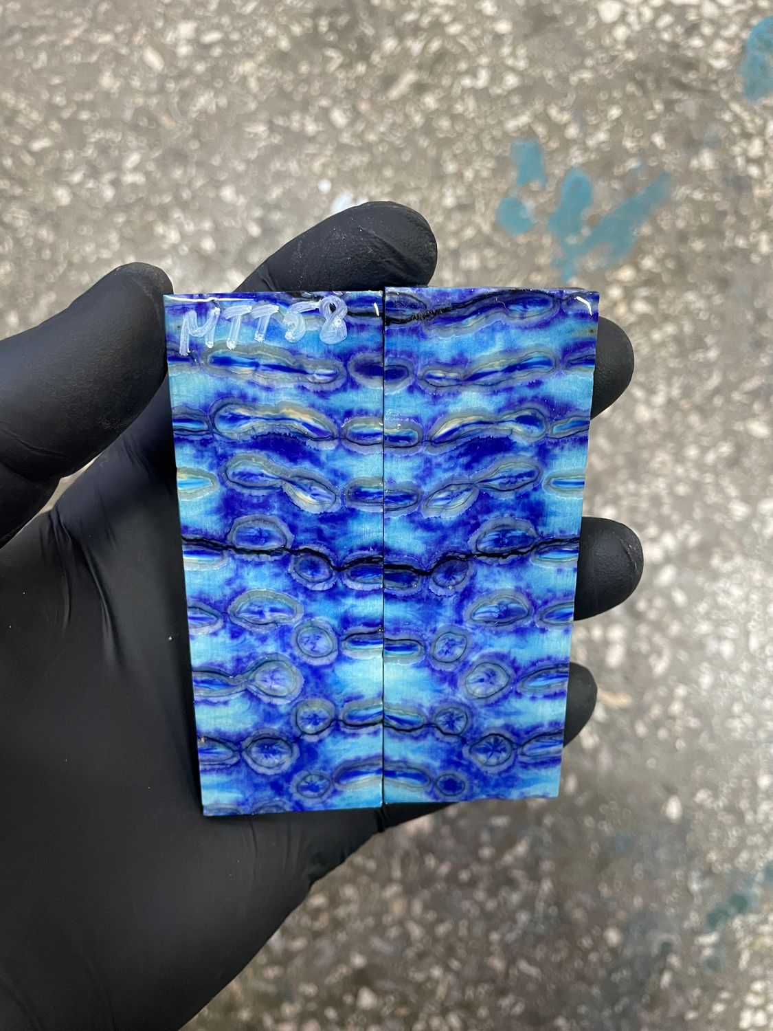 ​Mammoth tooth knife scales for pocket knifehandl 3.54-1.18-0.27 inch MTT58