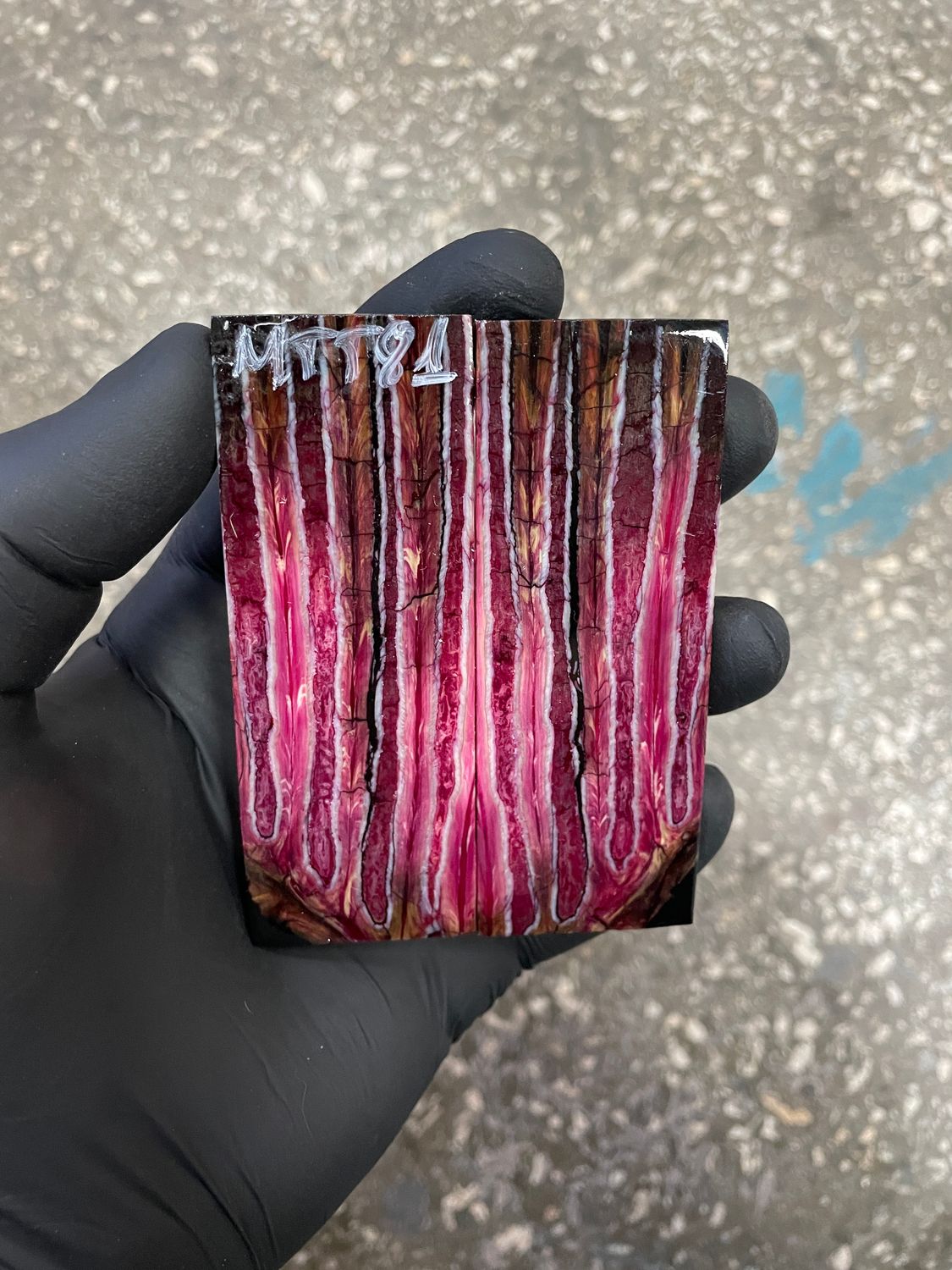 ​Mammoth tooth knife scales for pocket knifehandl 3.54-1.18-0.27 inch MTT81