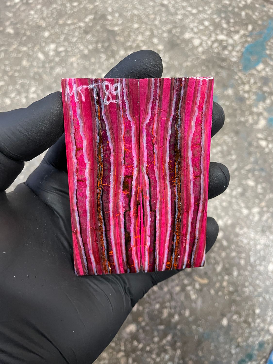 ​Mammoth tooth knife scales for pocket knifehandl 3.54-1.18-0.27 inch MTT89