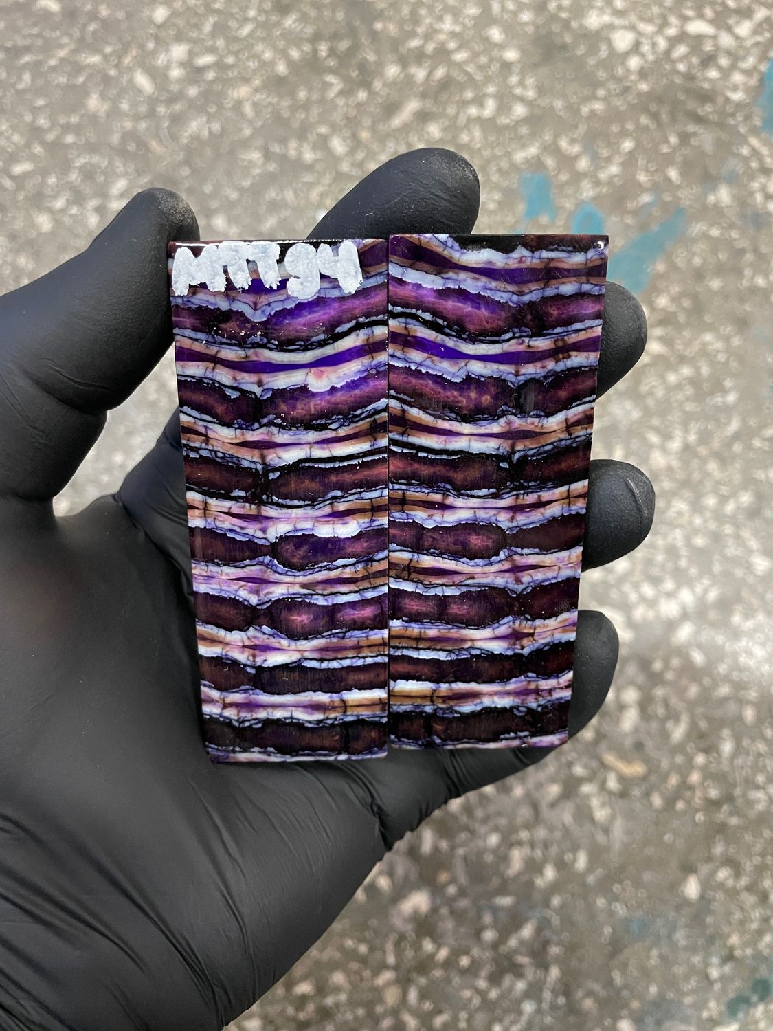 ​Mammoth tooth knife scales for pocket knifehandl 3.54-1.18-0.27 inch MTT94